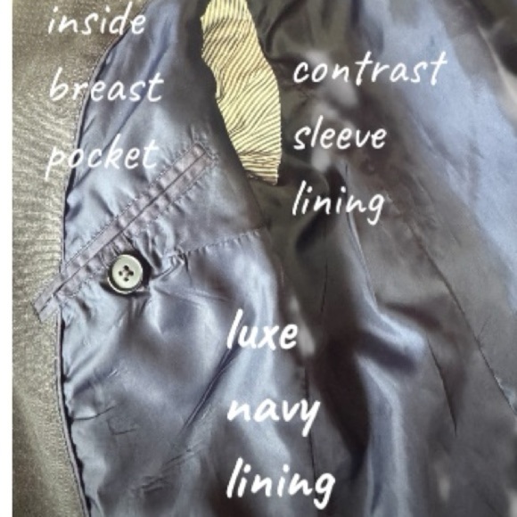 AEO 2010 Classic Gray Hopsack Weave Casual Blazer Contrast Lining Women's Small - Picture 10 of 15